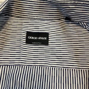 Giorgio Armani Striped Button Down Shirt